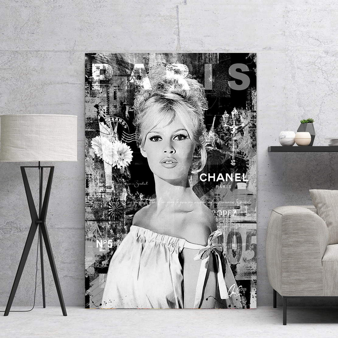 Wandbild Brigitte Bardot