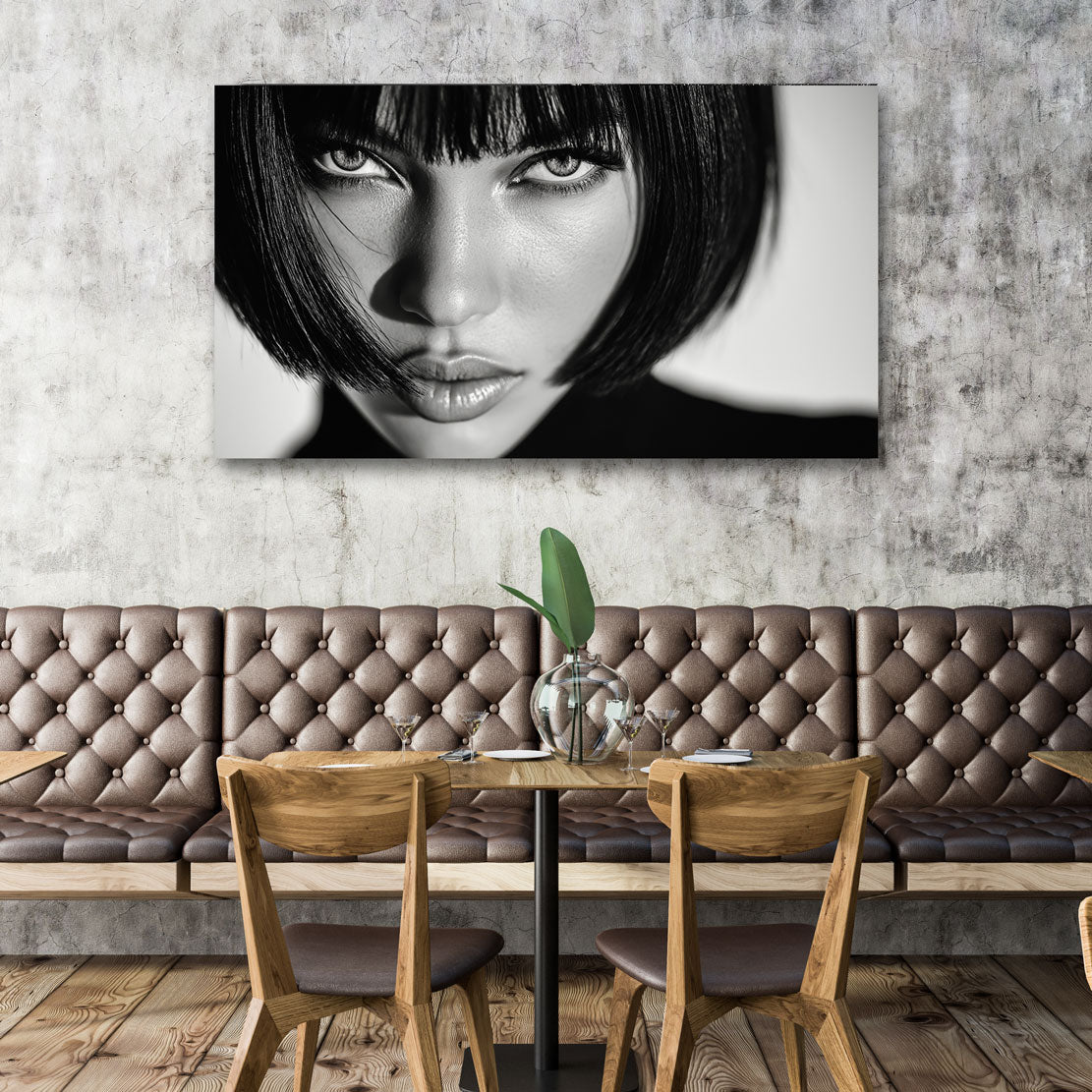 Eyes of Velvet Seduction Erotik Wandbild