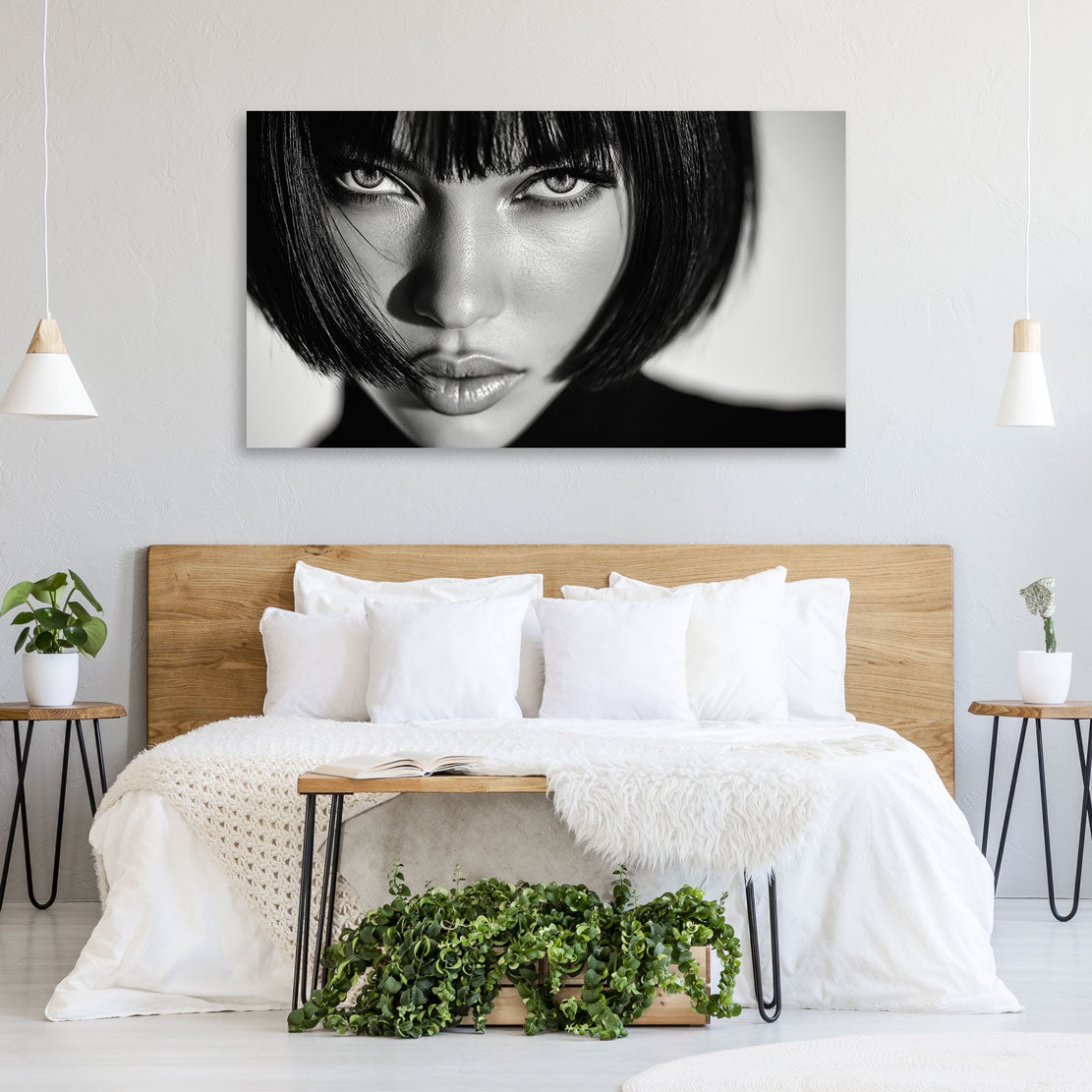 Eyes of Velvet Seduction Erotik Wandbild