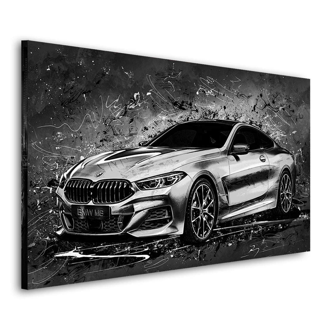 Auto Leinwandbild BMW 8 Dark Style