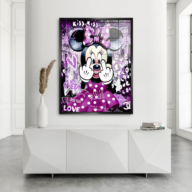 Unikat Wandbild Bad Minnie - mit Produkt-Video