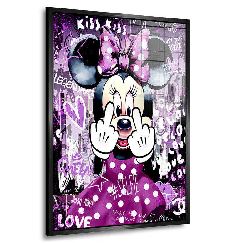 Unikat Wandbild Bad Minnie - mit Produkt-Video