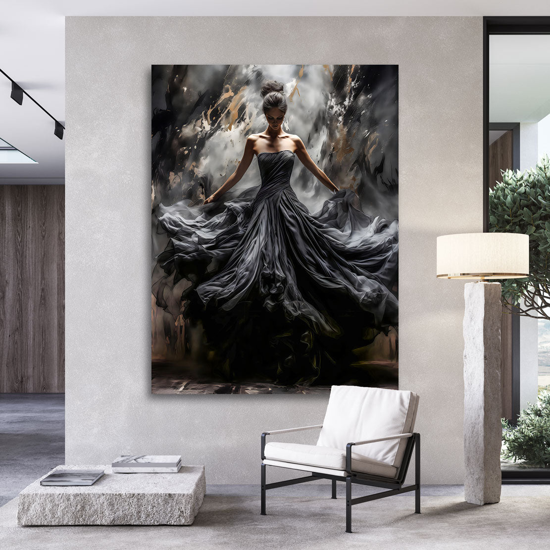 Wandbild Ballerina Abstrakt Style