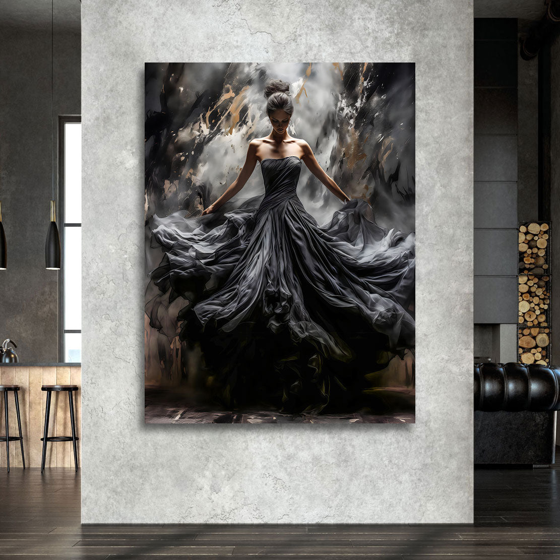 Wandbild Ballerina Abstrakt Style