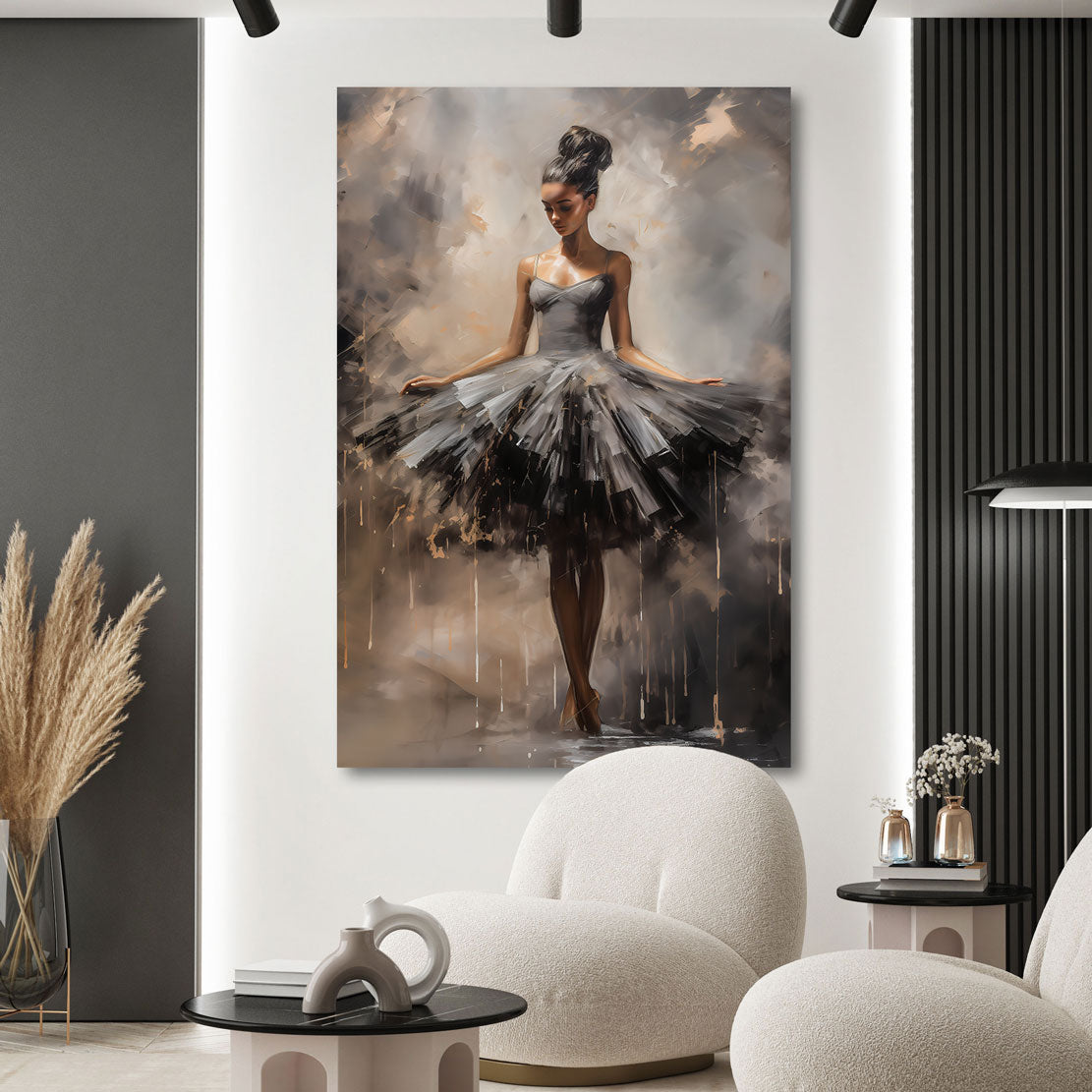 Wandbild Beauty Ballerina Abstrakt