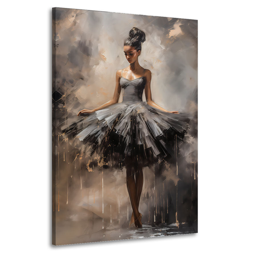Wandbild Beauty Ballerina Abstrakt