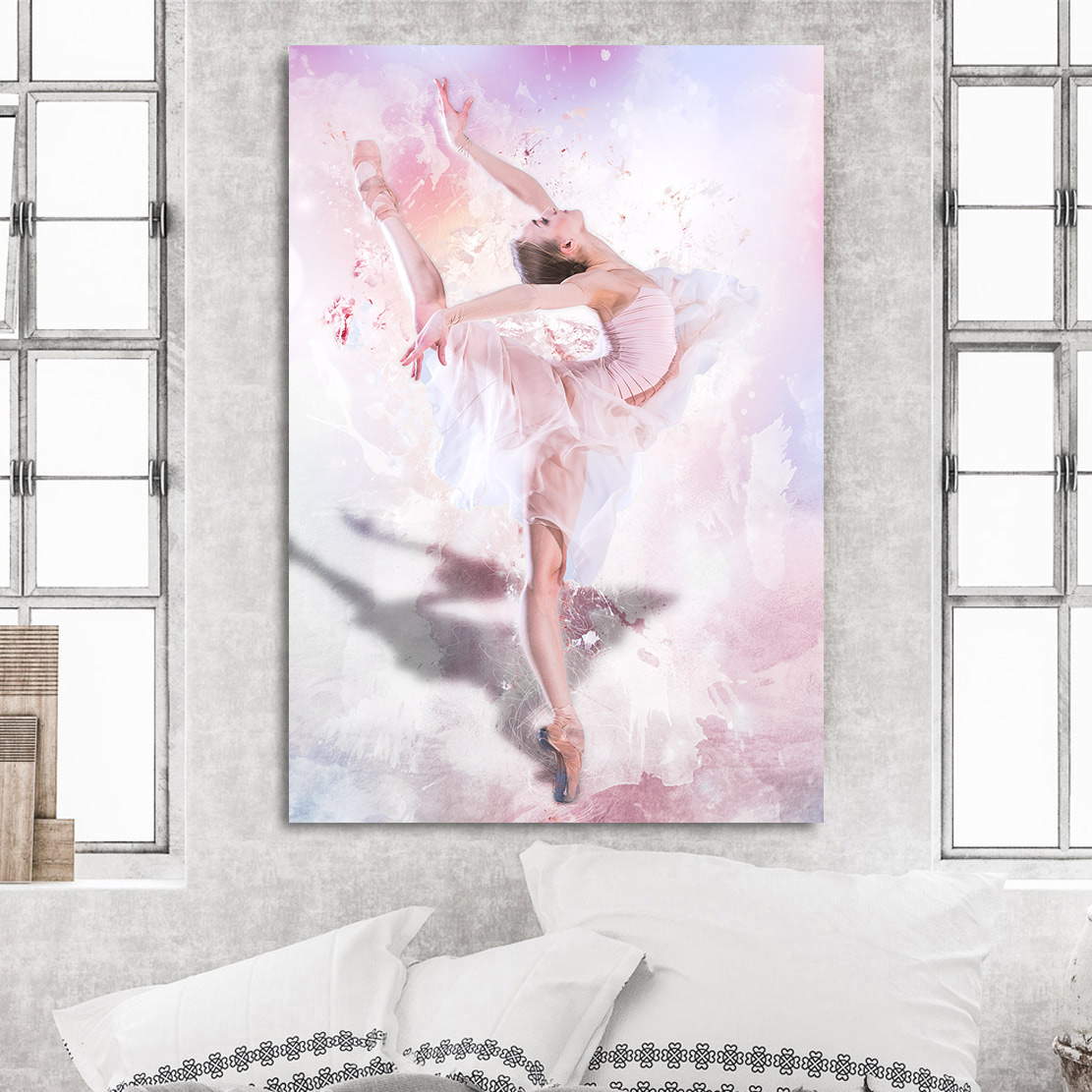 Wandbild Leinwandbild Ballett-TÃ¤nzerin