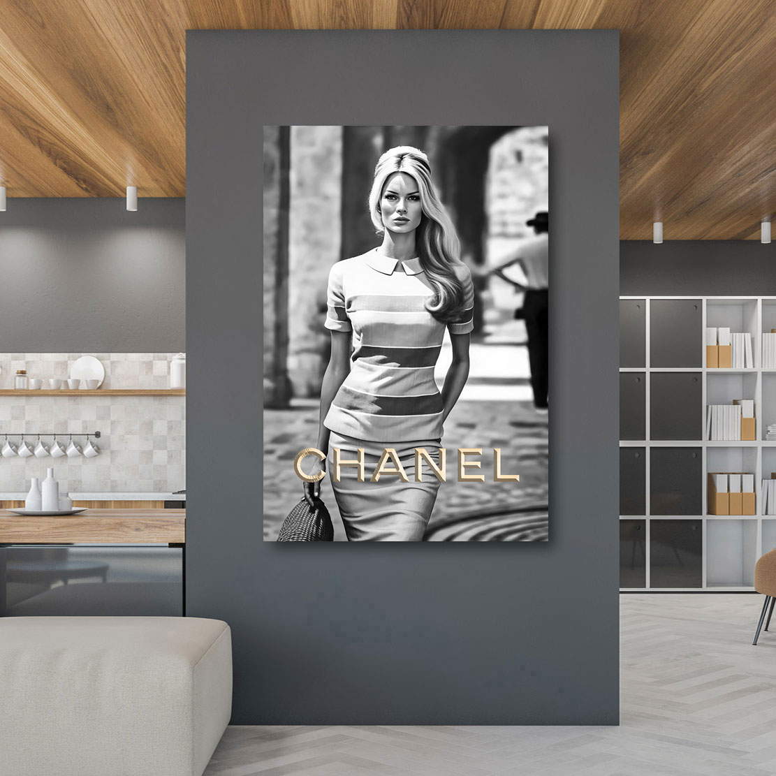 Lifestyle Leinwandbild Fashion Sommer St. Tropez