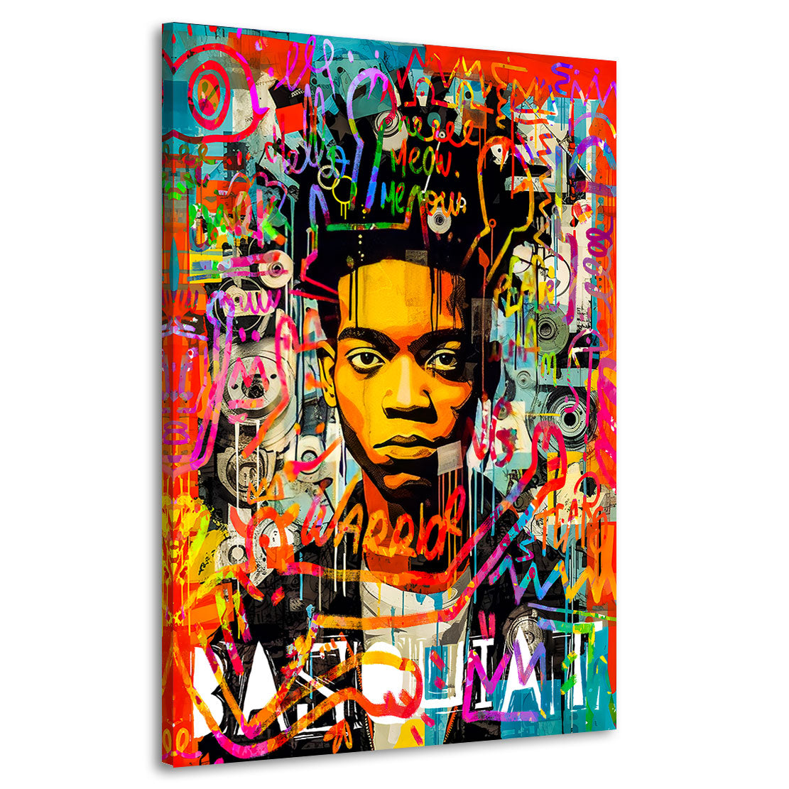 Pop Art Wandbild J.M. Basquiat