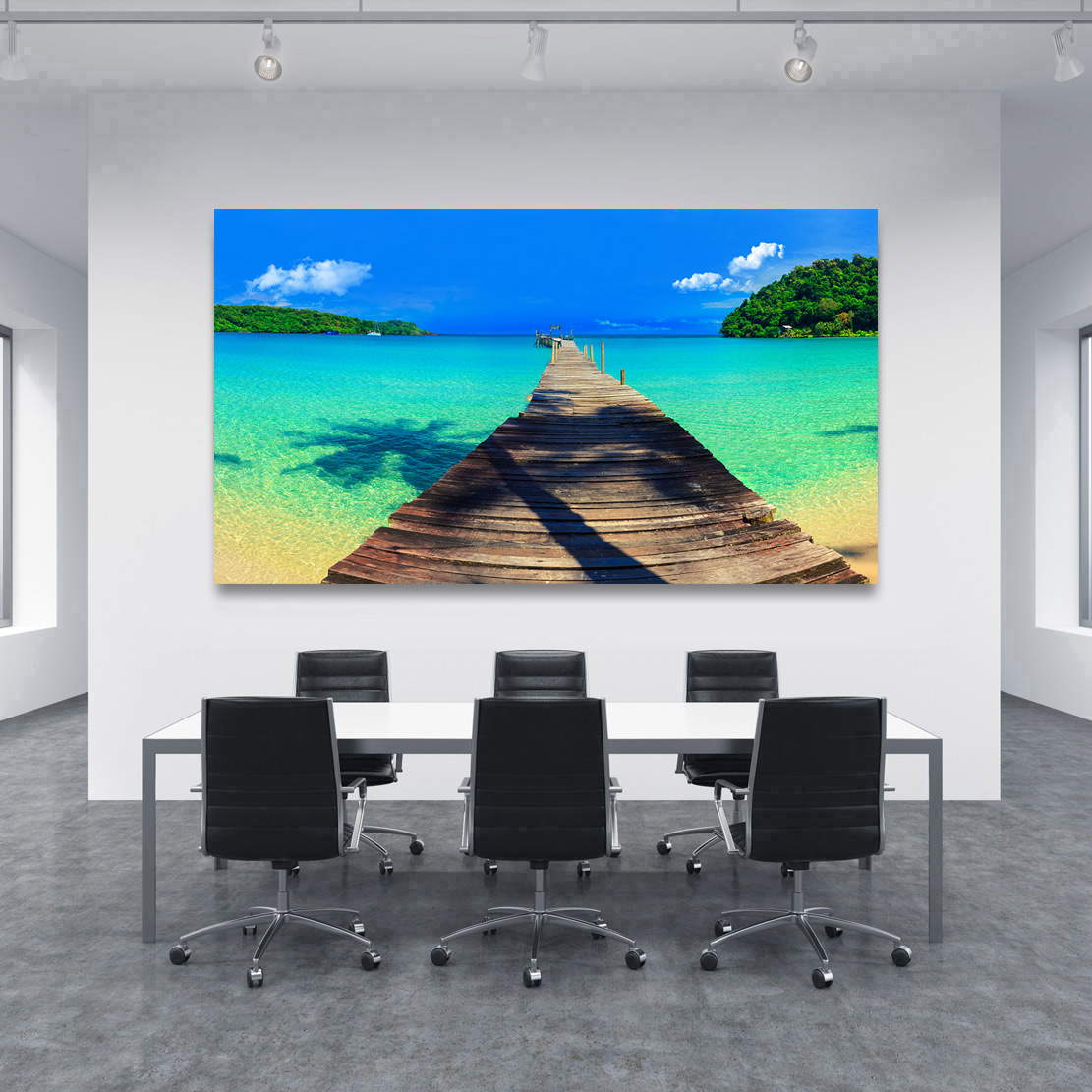 Wandbild Leinwandbild Strand