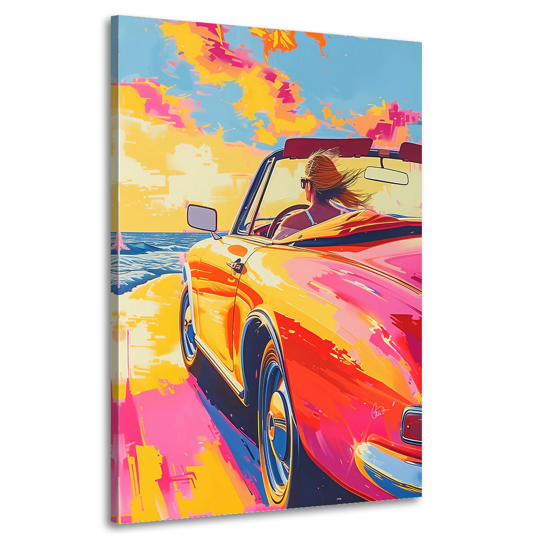 Pop Art Wandbild Relax