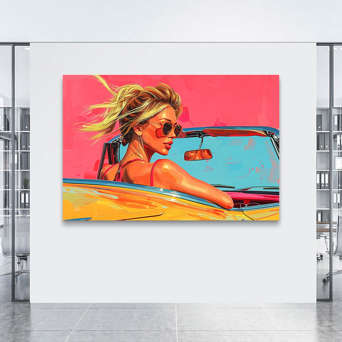 Pop Art Wandbild Time Out