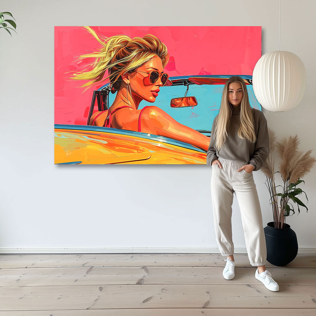 Pop Art Wandbild Time Out