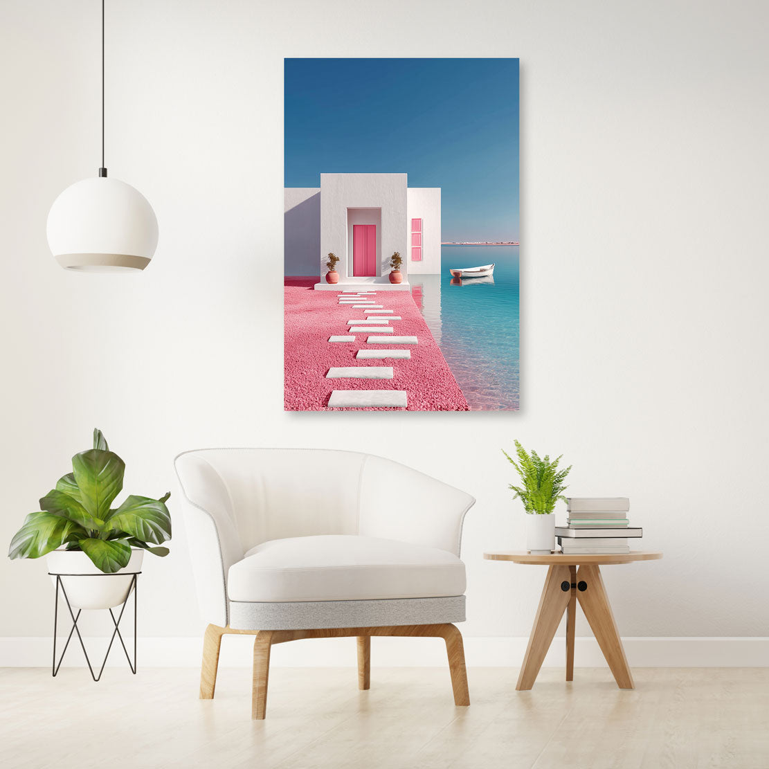 Azure Serenity Escape Wandbild