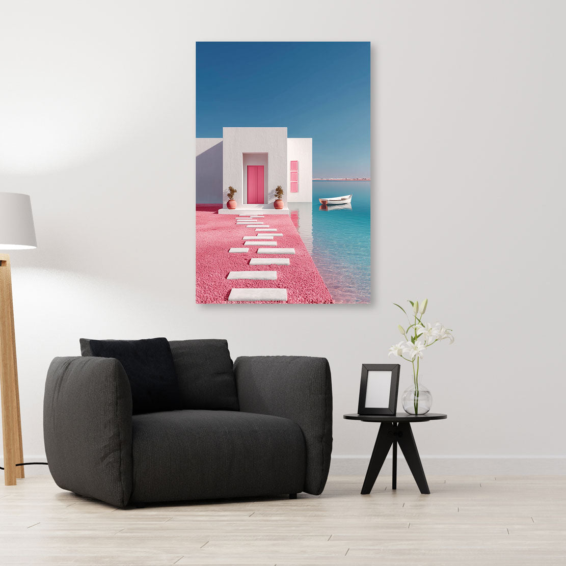 Azure Serenity Escape Wandbild