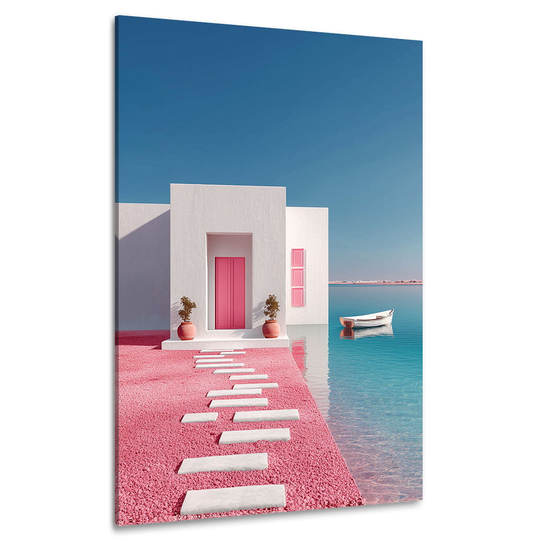 Azure Serenity Escape Wandbild
