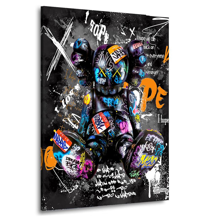 Pop Art Wandbild Kaw Figur