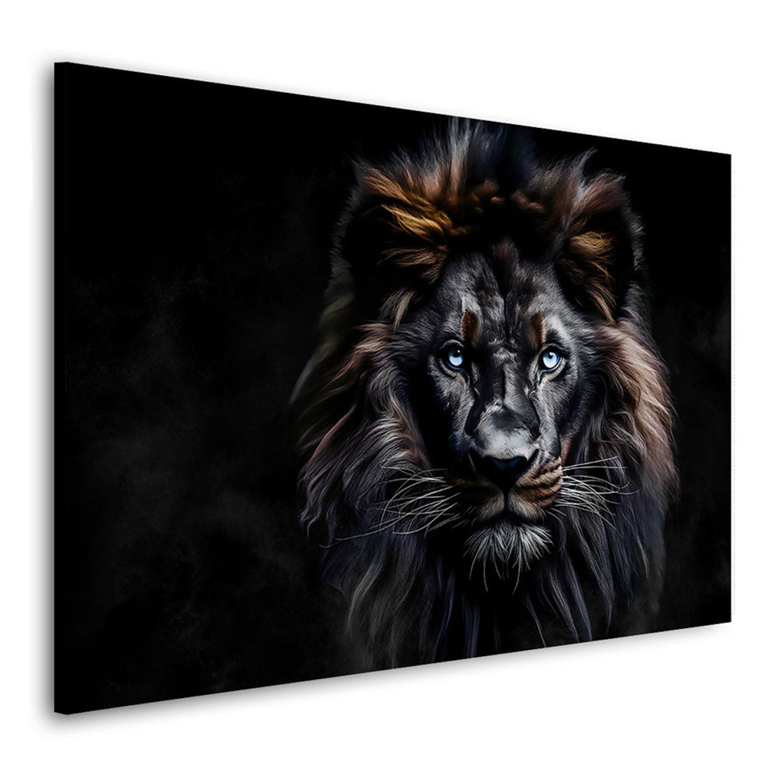 Wandbild Black Lion