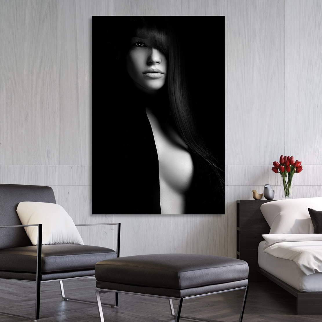 Wandbild Leinwandbild sensual Body
