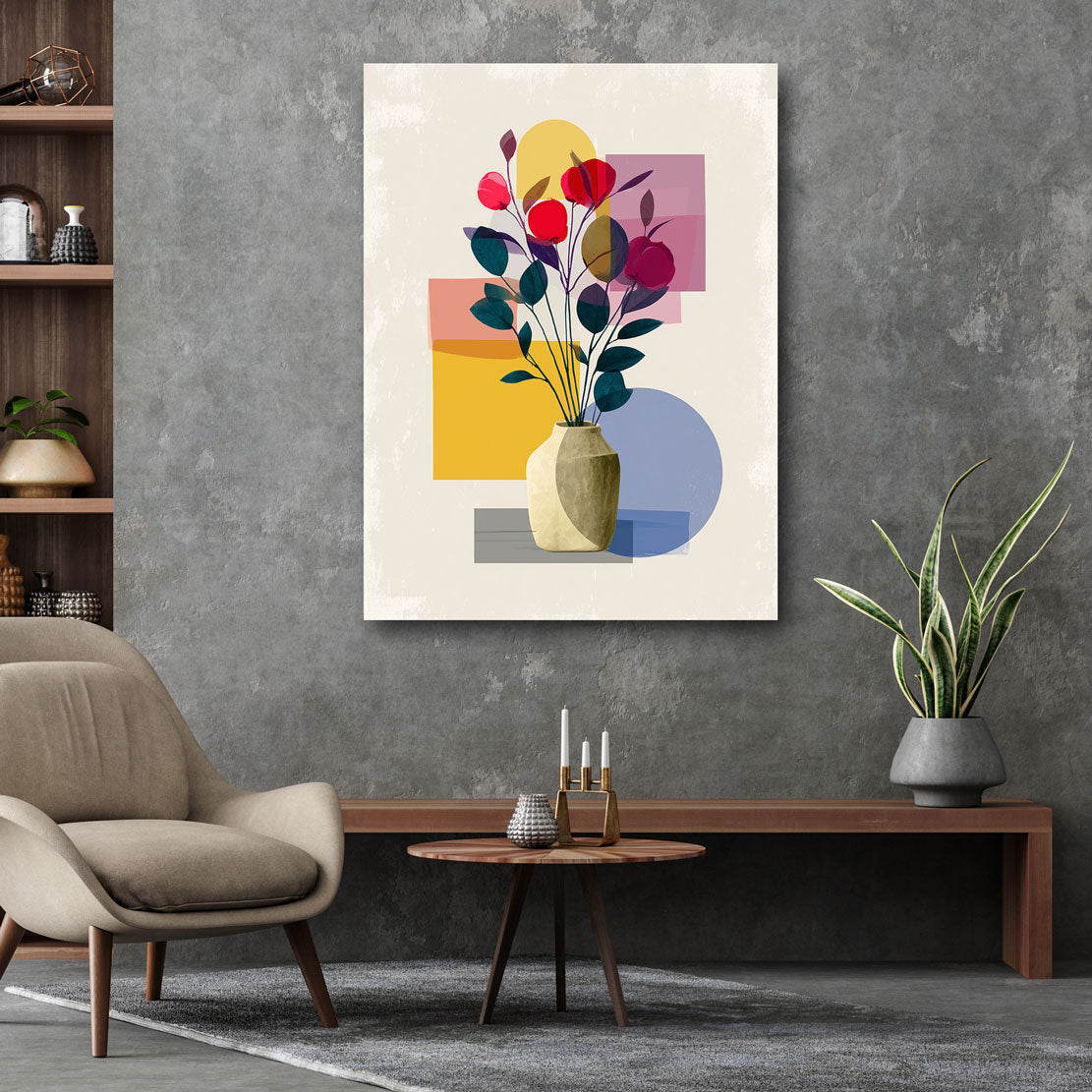 Vase of Modern Grace Wandbild