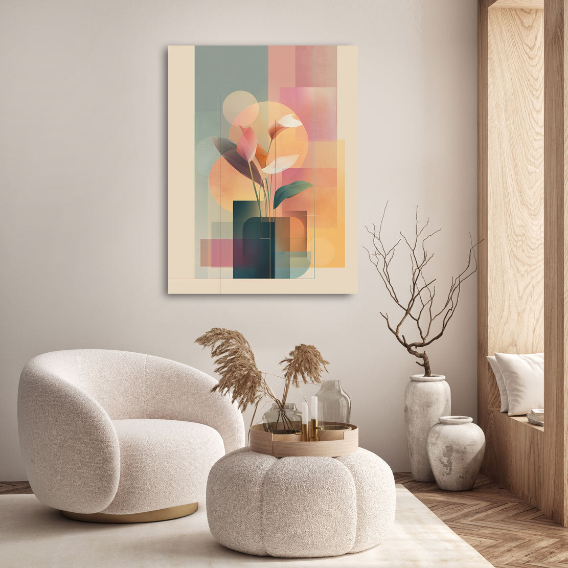 Soft Geometry Botanica Wandbild