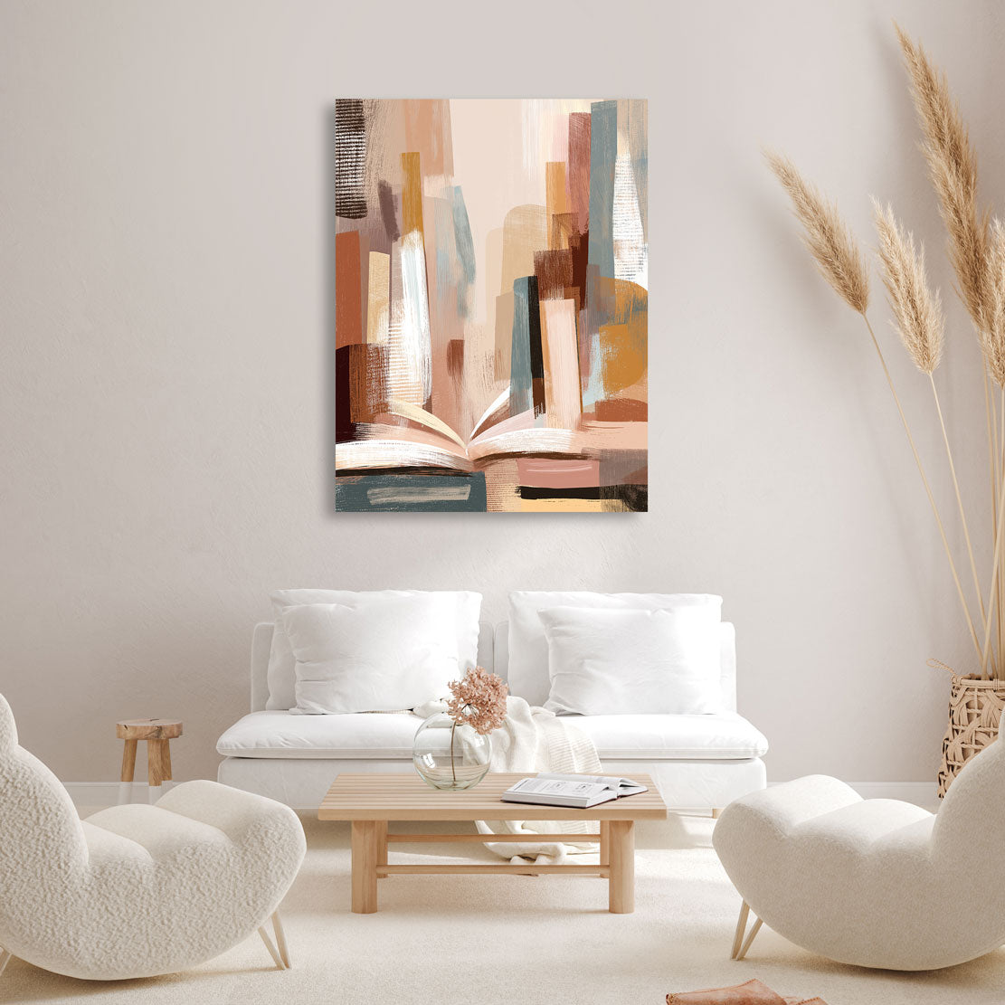 Boho Pages of Mind Wandbild