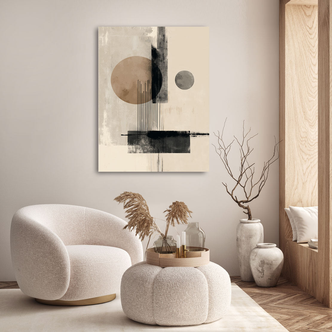 Modern Balance Study Wandbild