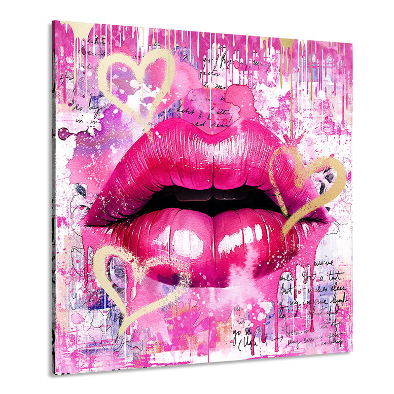 Pop Art Wandbild Sweet Lips
