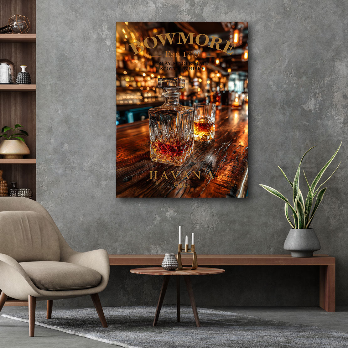 Whisky Heritage Elegance Wandbild