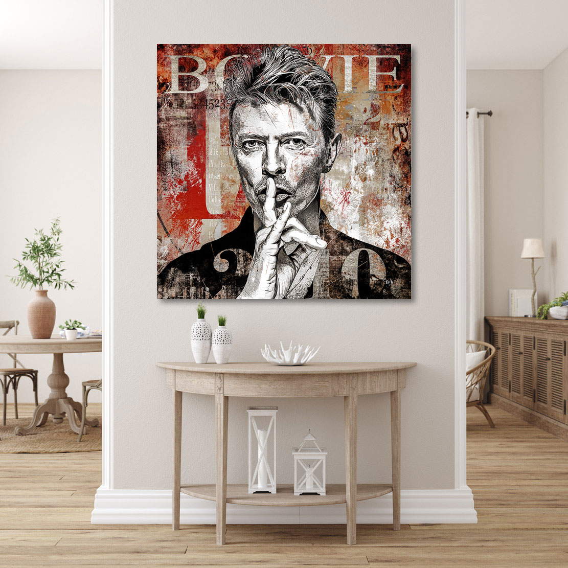 Wandbild Leinwandbild David Bowie Pop Art