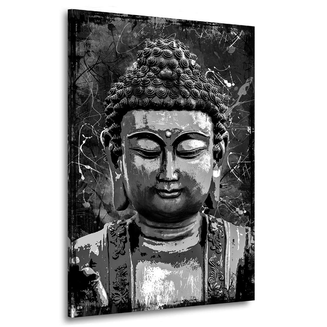 Wandbild Buddha dark style