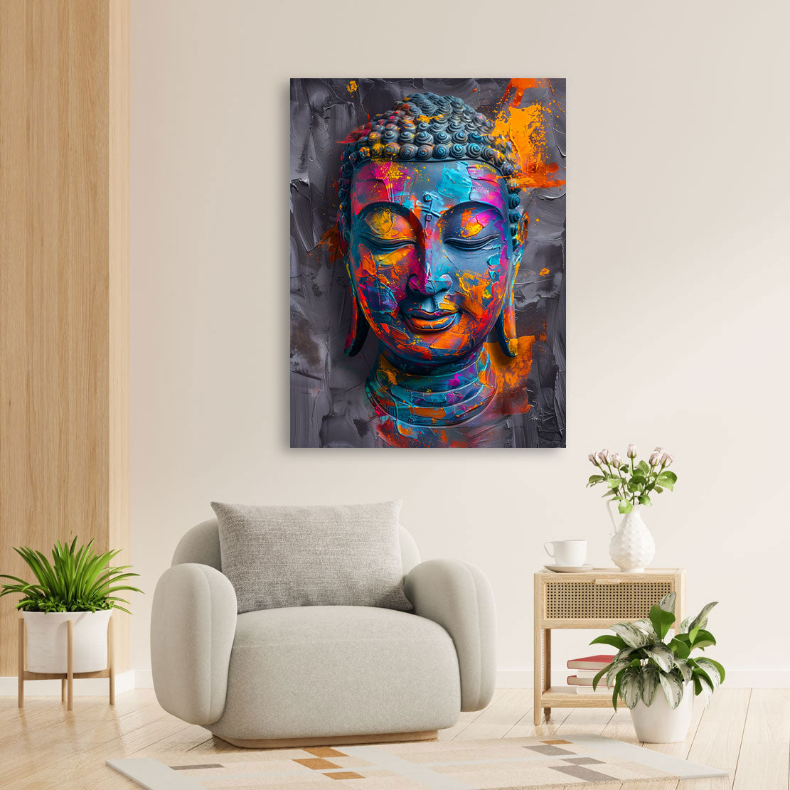 Buddha Expression Wandbild