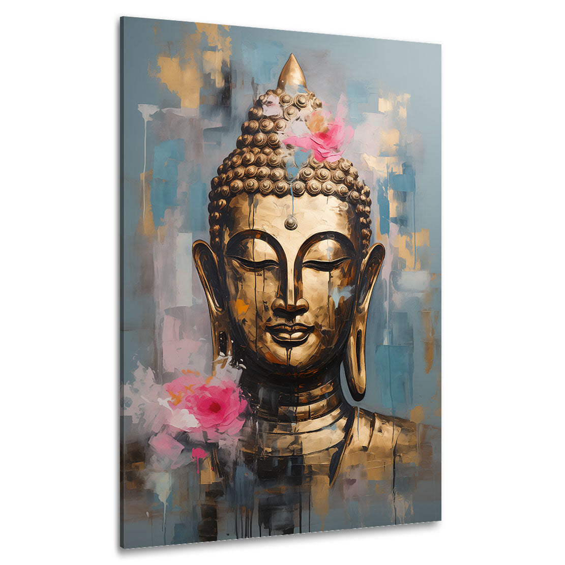 Lotus Serenity Buddha Wandbild