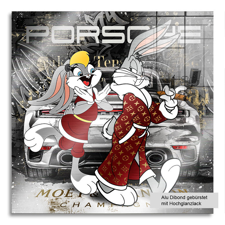 Pop Art Wandbild Bunny 911