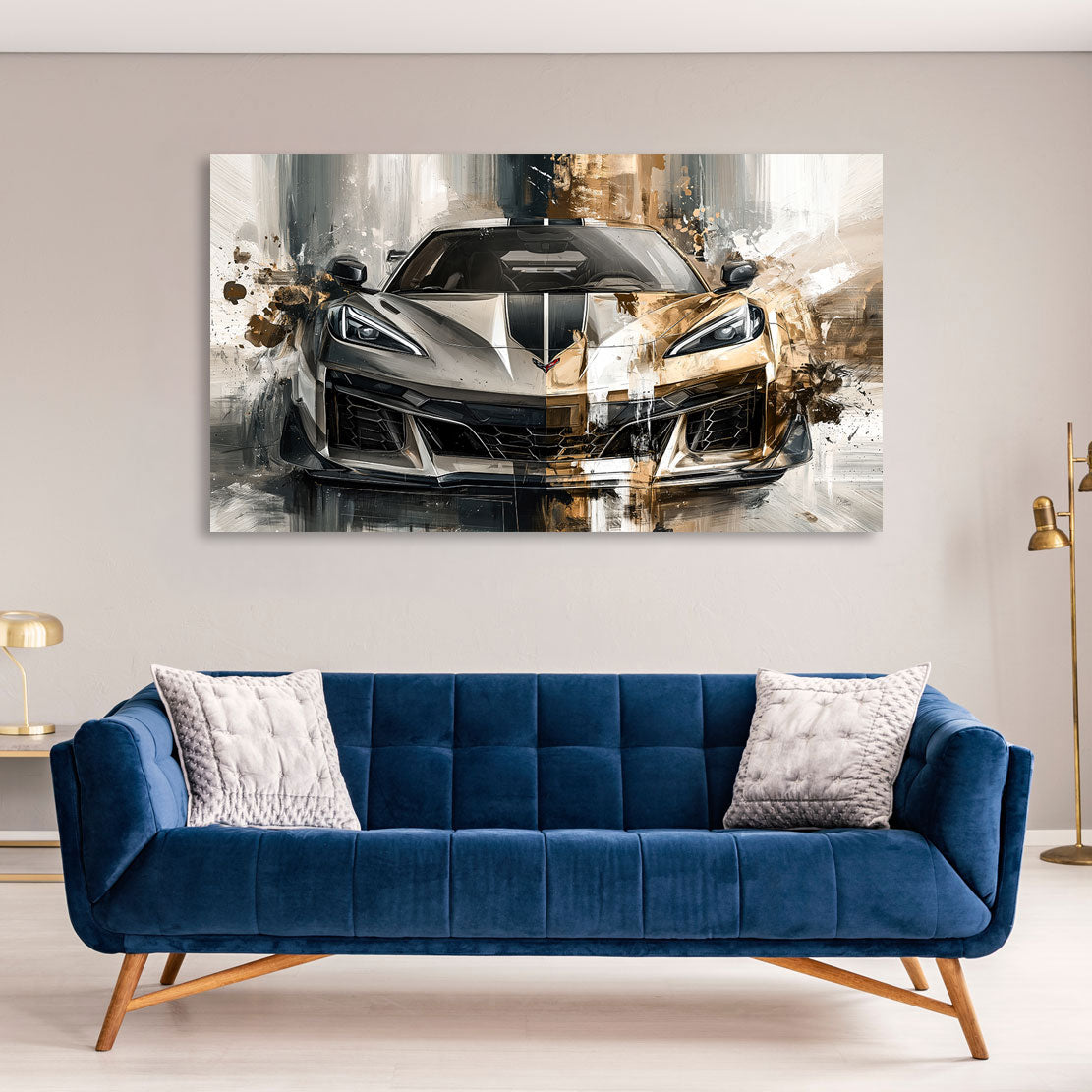 Corvette C8 Vision Wandbild