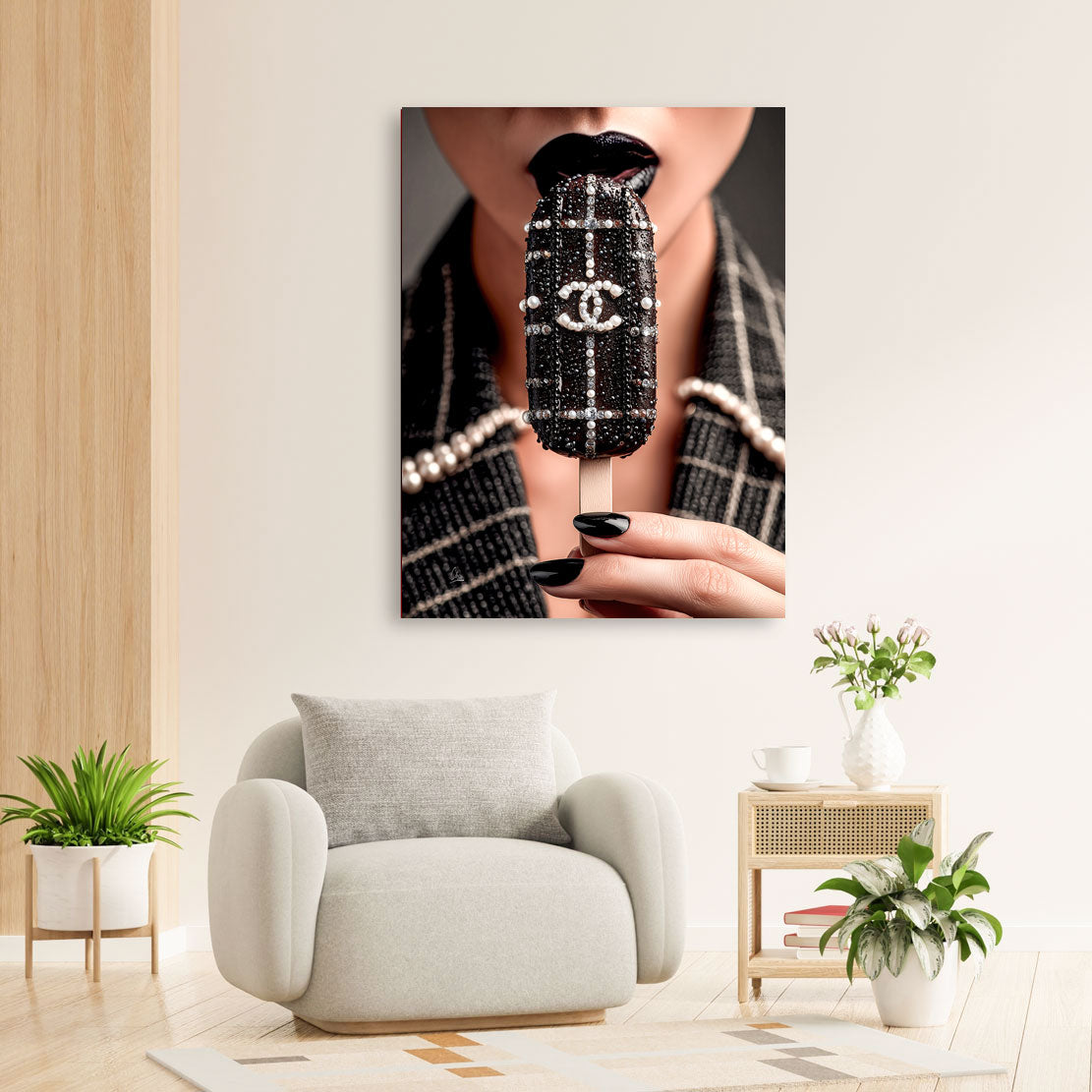 Chanel Noir Extravagance Wandbild