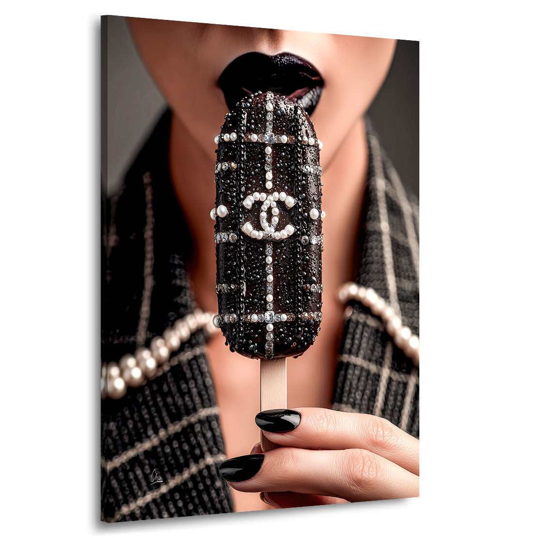 Chanel Noir Extravagance Wandbild