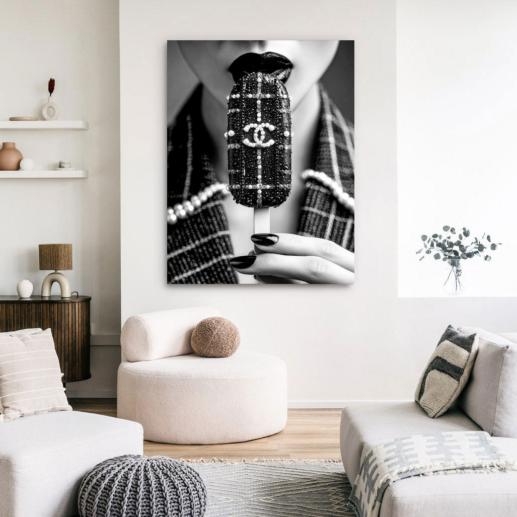 Chanel Noir Wandbild