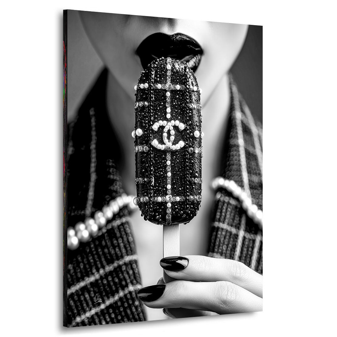 Chanel Noir Wandbild