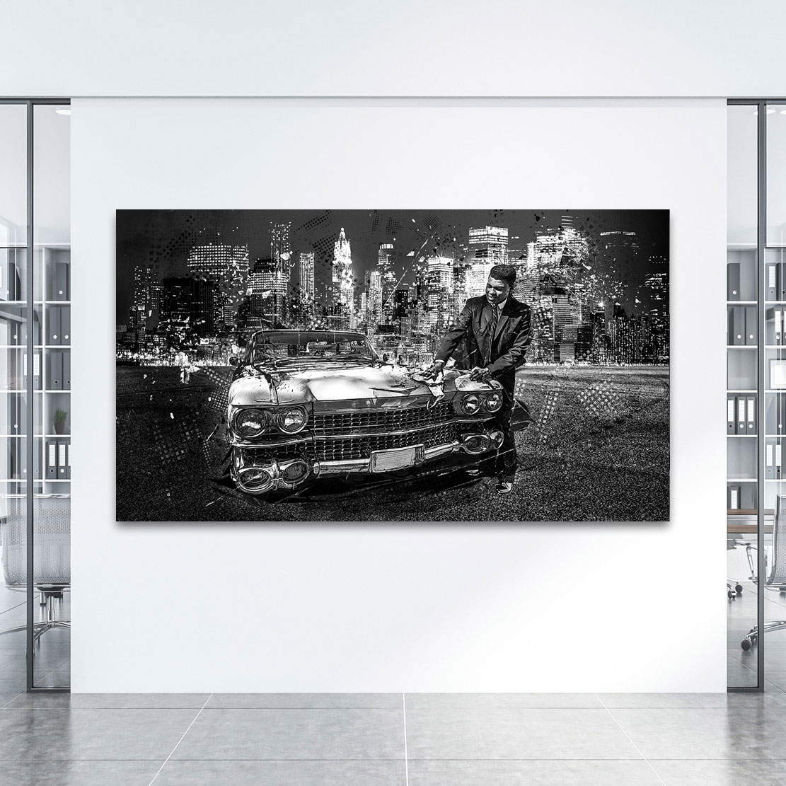 Leinwandbild Muhammad Ali Cadillac