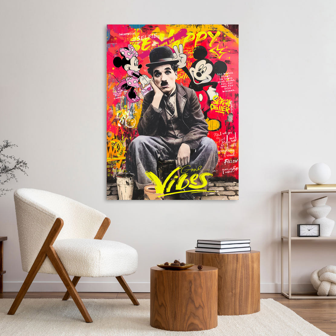 Charly Good Vibes Wandbild