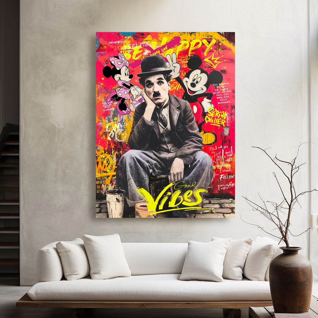 Charly Good Vibes Wandbild