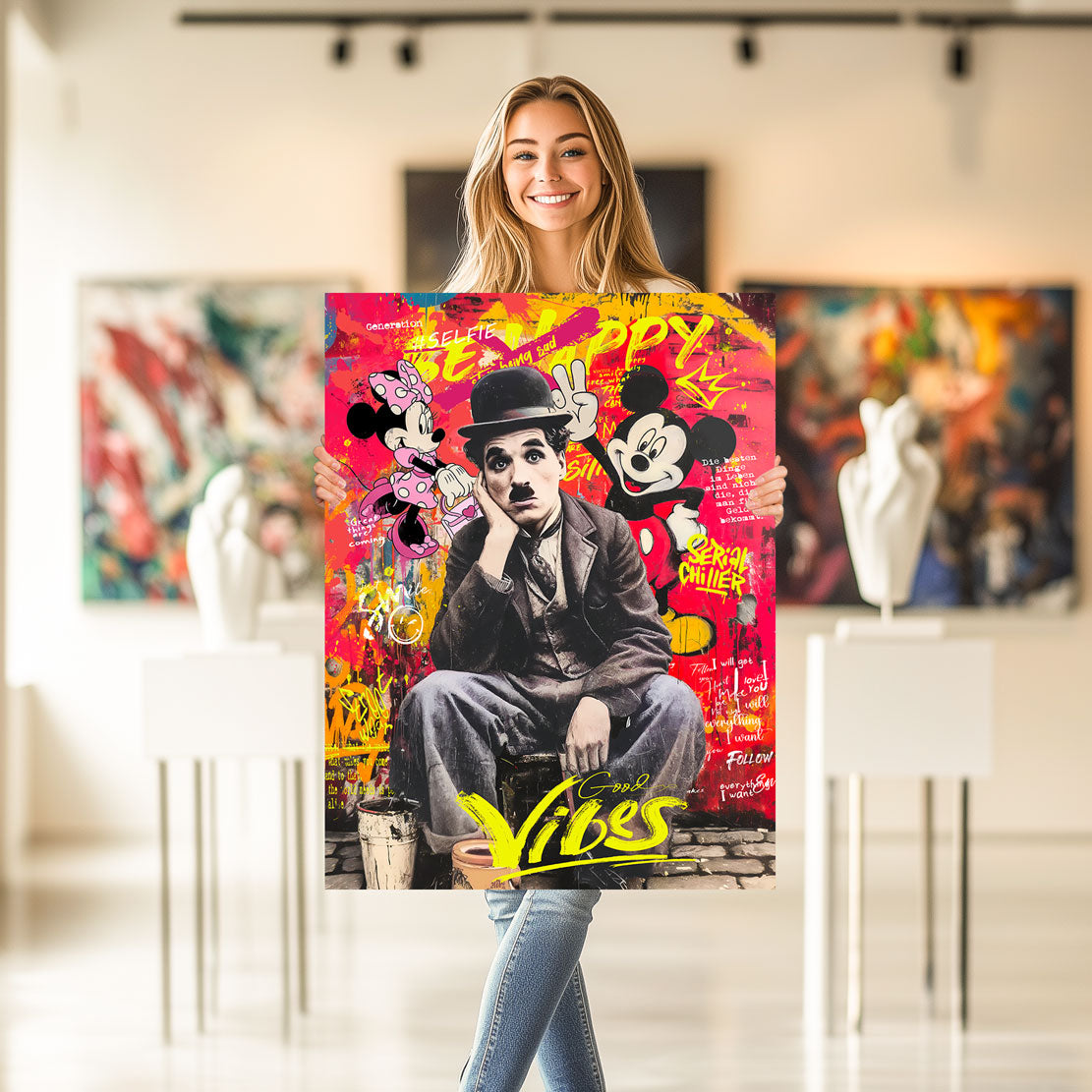 Charly Good Vibes Wandbild
