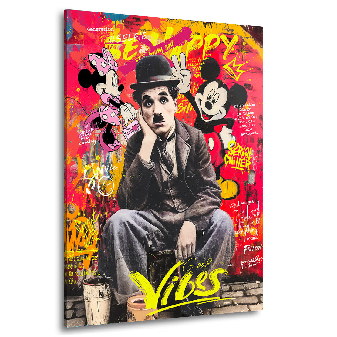 Charly Good Vibes Wandbild