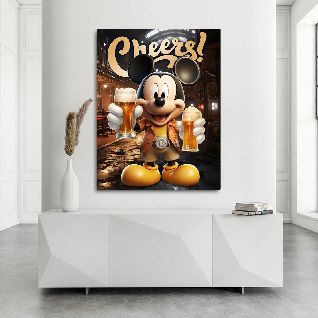 Pop Art Wandbild Micky Cheers