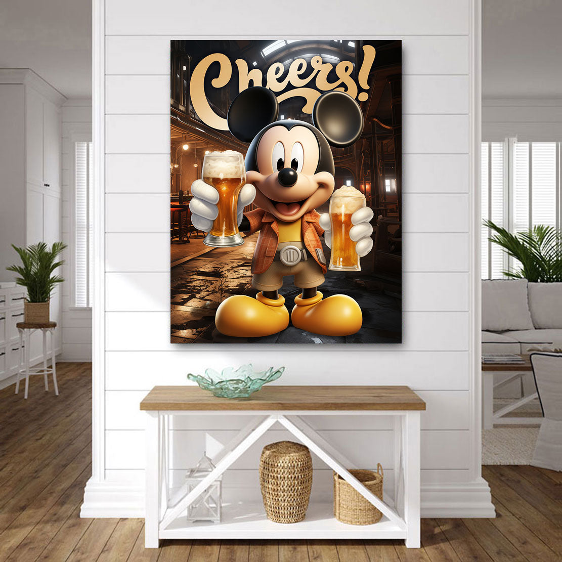 Pop Art Wandbild Micky Cheers
