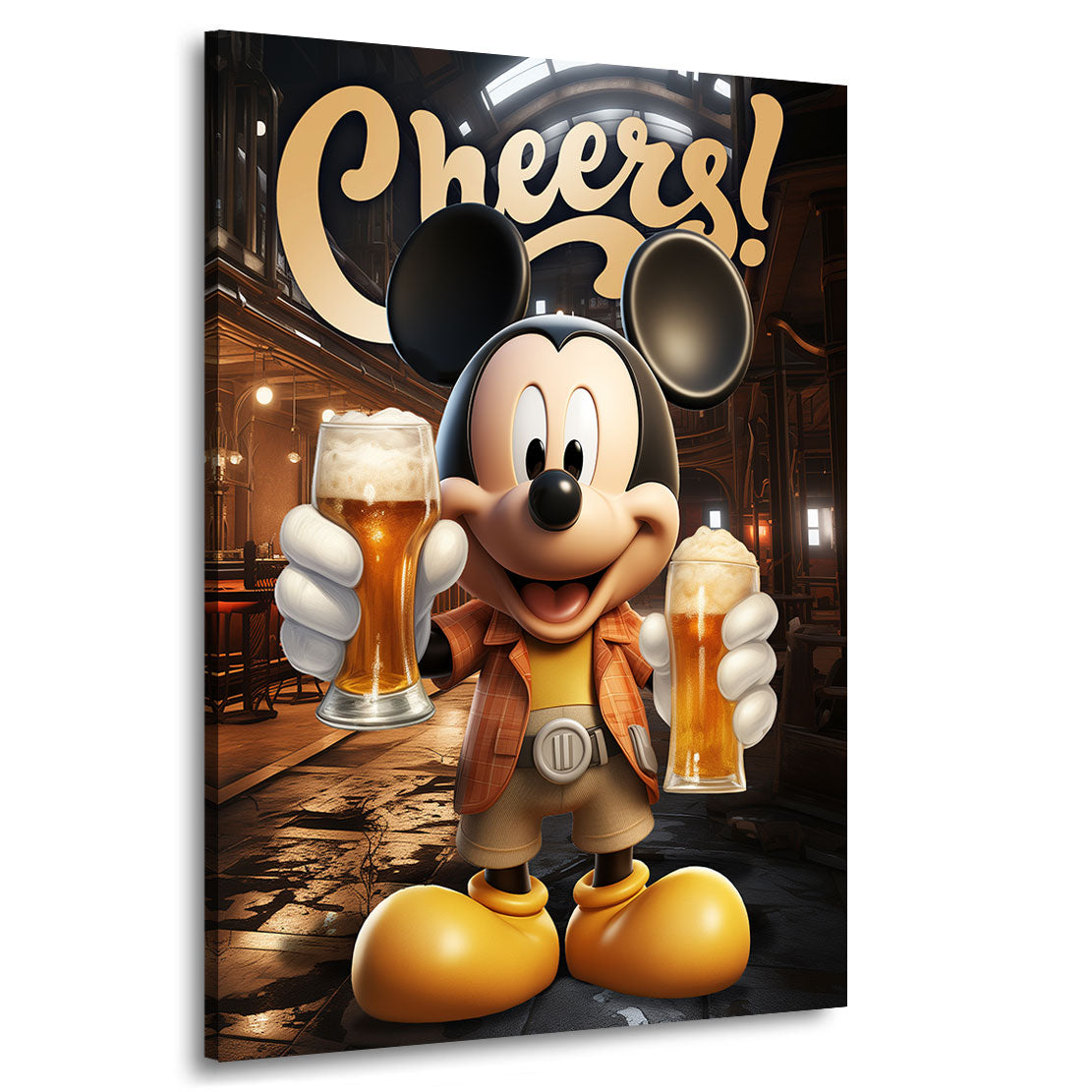 Pop Art Wandbild Micky Cheers