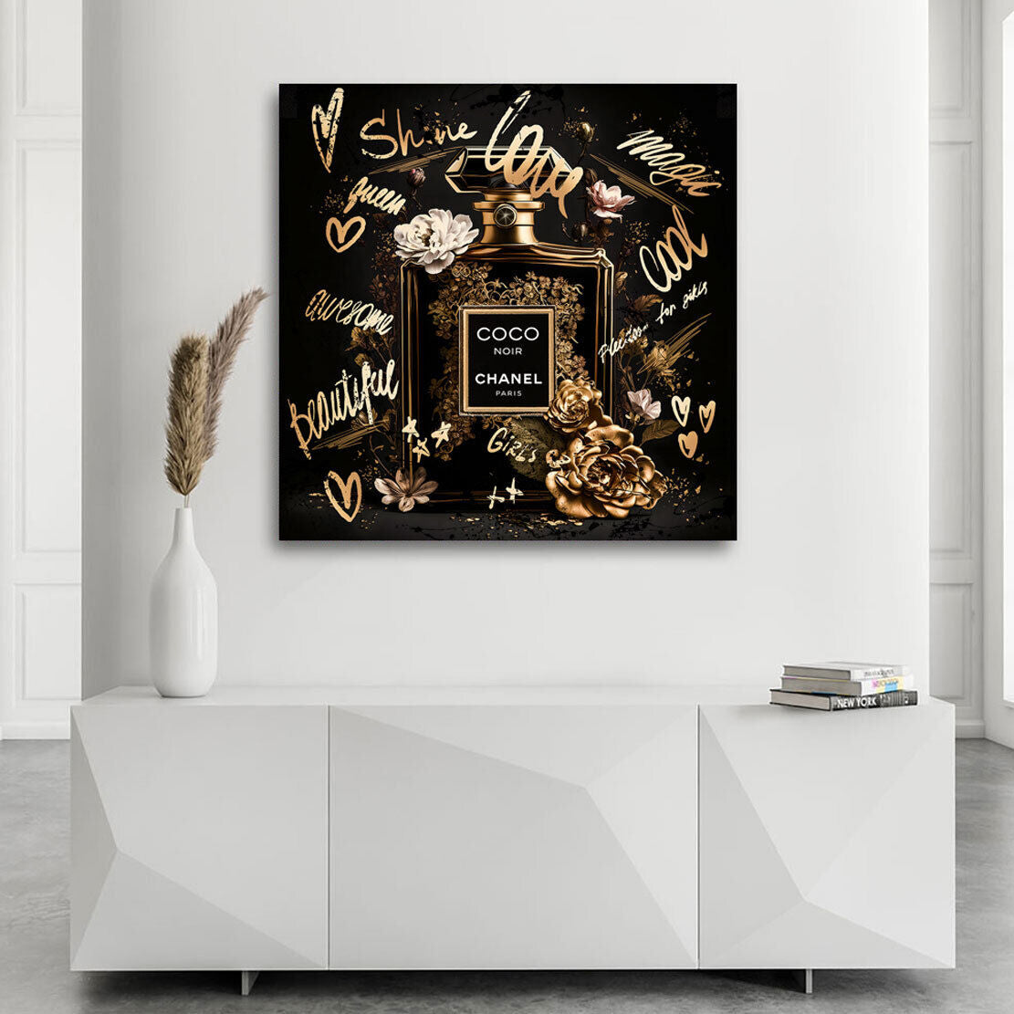 Pop Art Wandbild Coco Parfum