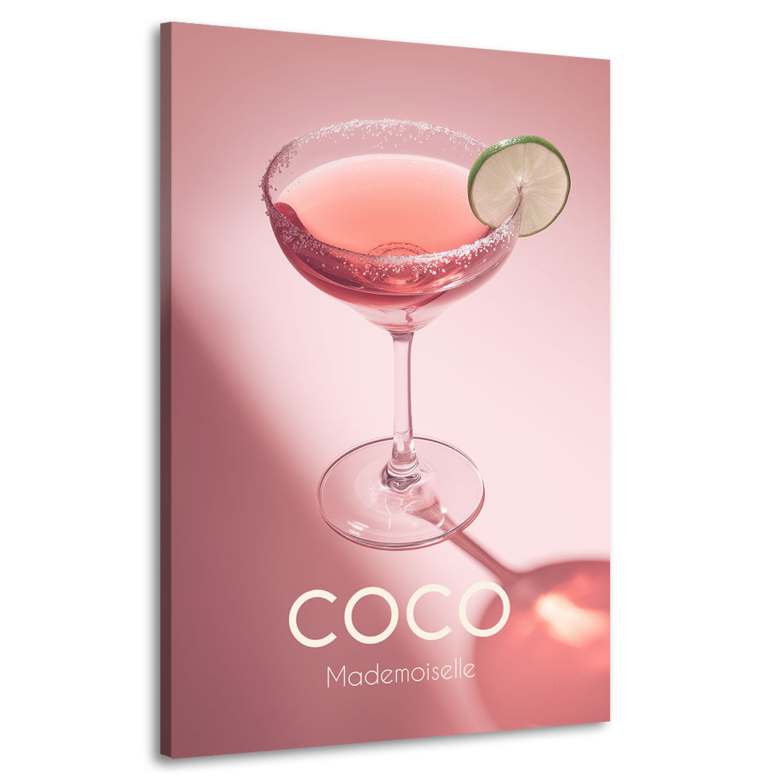 Coco Velvet Lime Elegance Wandbild