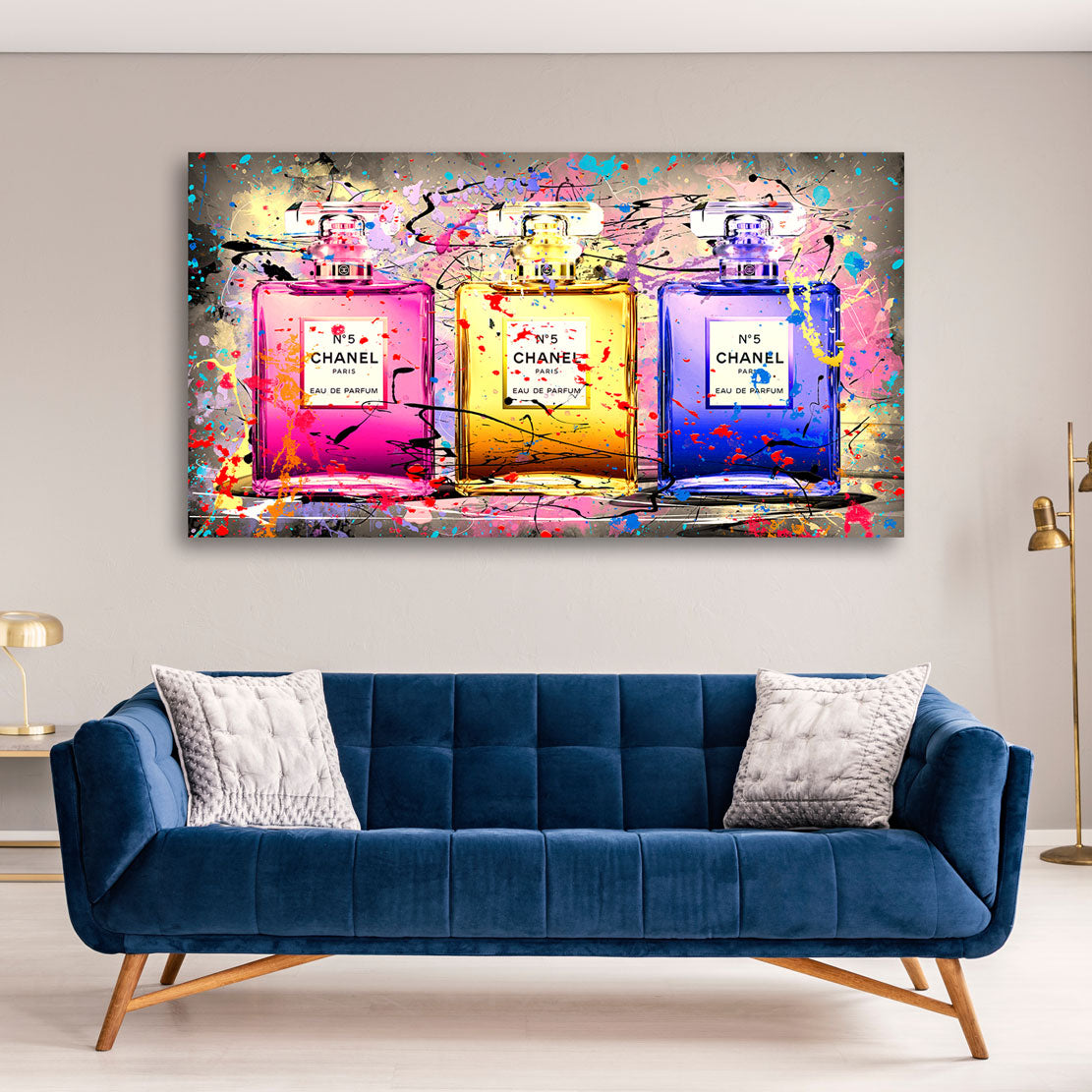 Chanel Wandbild Abstrakt